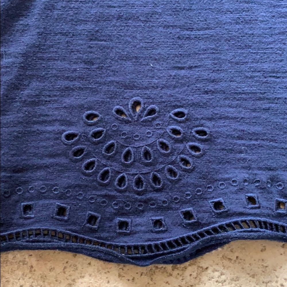 LOFT Navy Sweater Size S - Picture 3 of 5